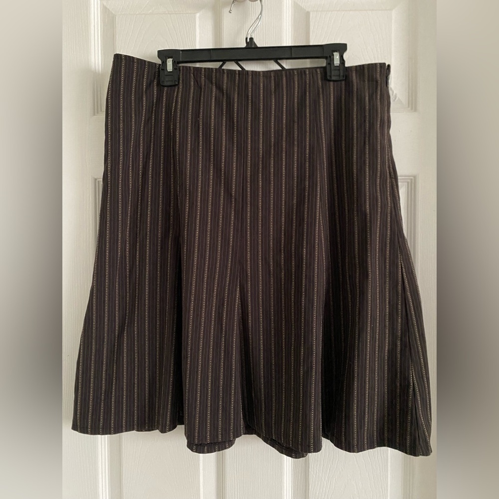 Candie's Brown A-Line Knee-Length Skirt
